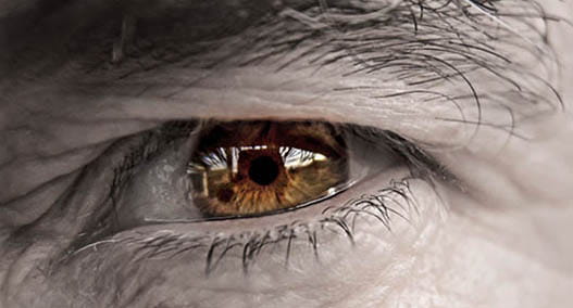 Close up of man's eye